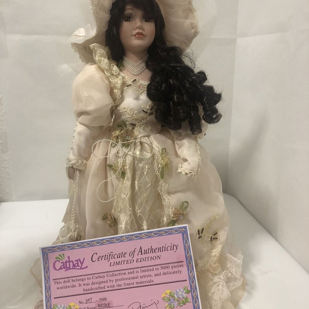 Vintage  Edition Cathay Collection Porcelain Doll